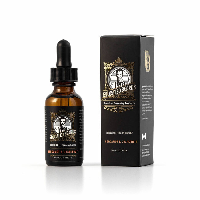 Bergamot + Grapefruit Beard Oil