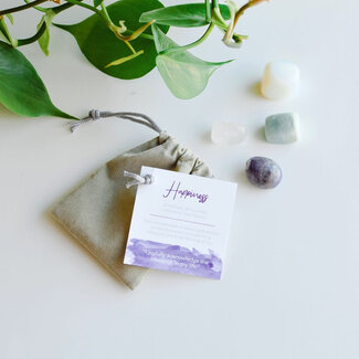 Drops Of Gratitude Happiness Gemstone Pocket Pouch