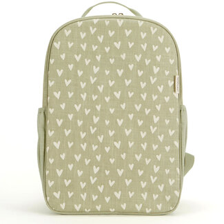 Little Hearts Sage Grade School Backpack