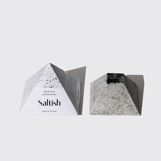 Saltish Black Lava Sea Salt Soap