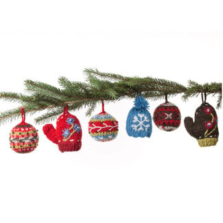 Lost Horizons Wool Knit Ornaments