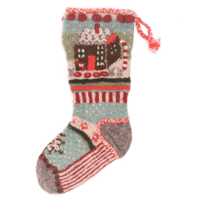 Wool Knit Christmas Stocking