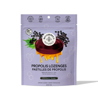 Beekeeper’s Naturals Elderberry Propolis Lozenges