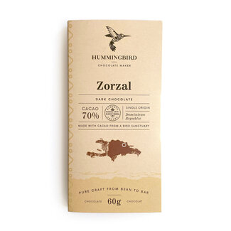 Hummingbird Chocolate Maker Zorzal 70% Bar