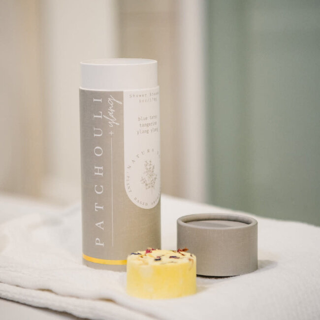 Patchouli + Ylang Shower Steamers Tube