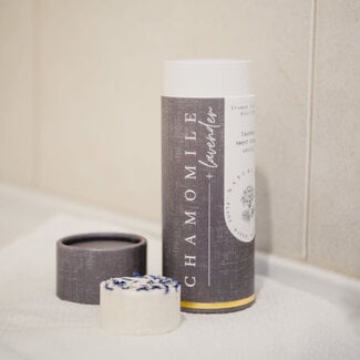 Natura Soy Chamomile + Lavender Shower Steamers Tube