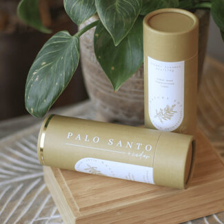 Natura Soy Palo Santo + Cedar Shower Steamers Tube