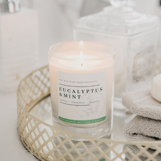 Natura Soy Eucalyptus + Mint Tumbler Candle