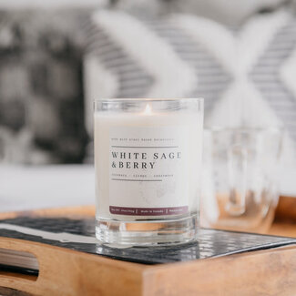 Natura Soy Tumbler Candle White Sage + Berry