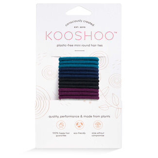 Kooshoo Plastic-Free Round Mini Hair Ties