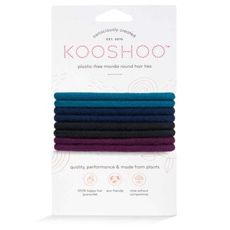 Kooshoo Plastic-Free Round Mondo Hair Ties