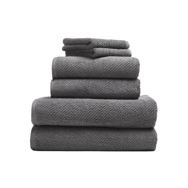 Air Weight Organic Towels Slate