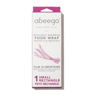 Abeego Small Rectangle Reusable Beeswax Wrap