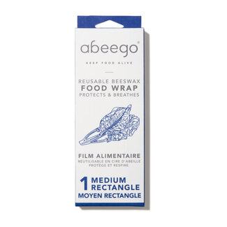 Abeego Medium Rectangle Reusable Beeswax Wrap