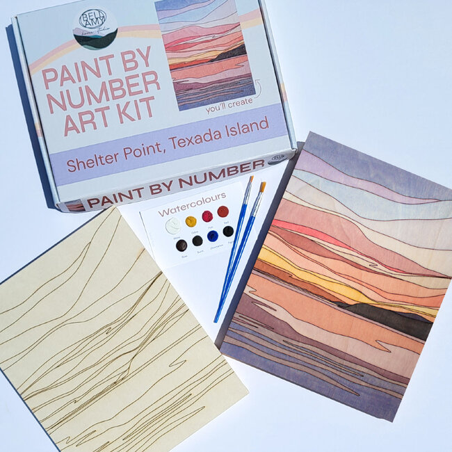 Paint By Number Art Kit - Shelter Point