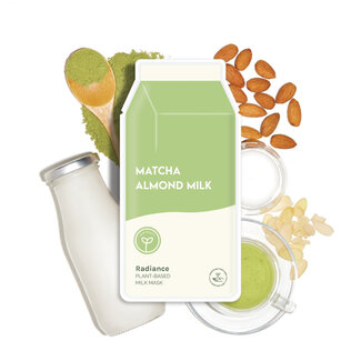 ESW Beauty Matcha Almond Milk Radiance Plant-Based Milk Mask