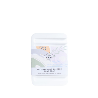 The Bare Home Self-Draining Silicone Soap Tray