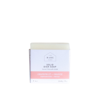 The Bare Home Grapefruit + Orange Solid Dish Soap