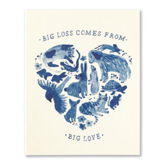 Compendium Big Loss - Pet Sympathy Card