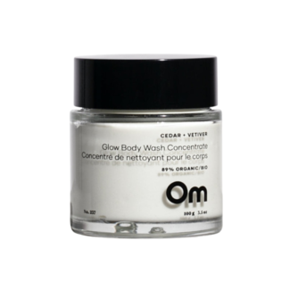 Om Organics Cedar + Vetiver Glow Body Wash Concentrate