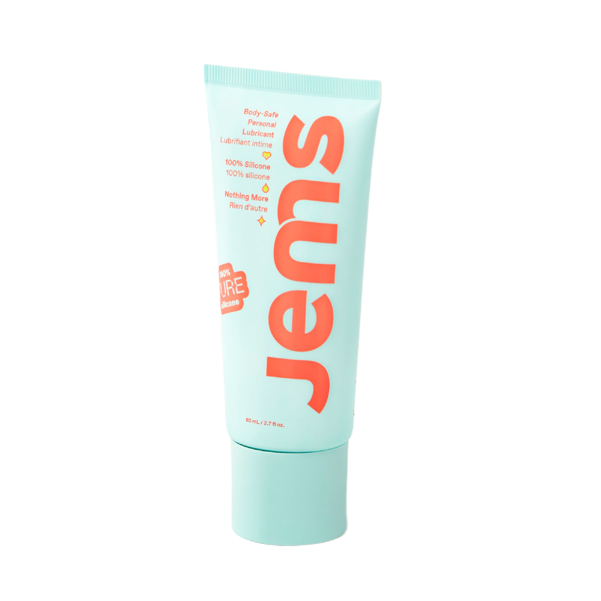 Jems 100% Silicone Lubricant | Long-Lasting, Body-Safe - Carbon Boutique
