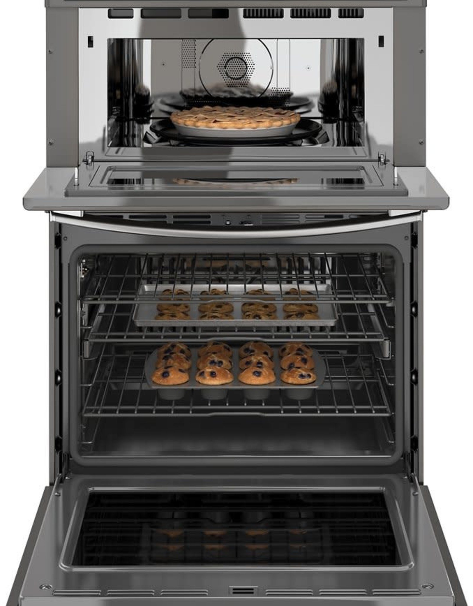 GE GE Profile Series 30" Combination Double Wall Oven with Convection