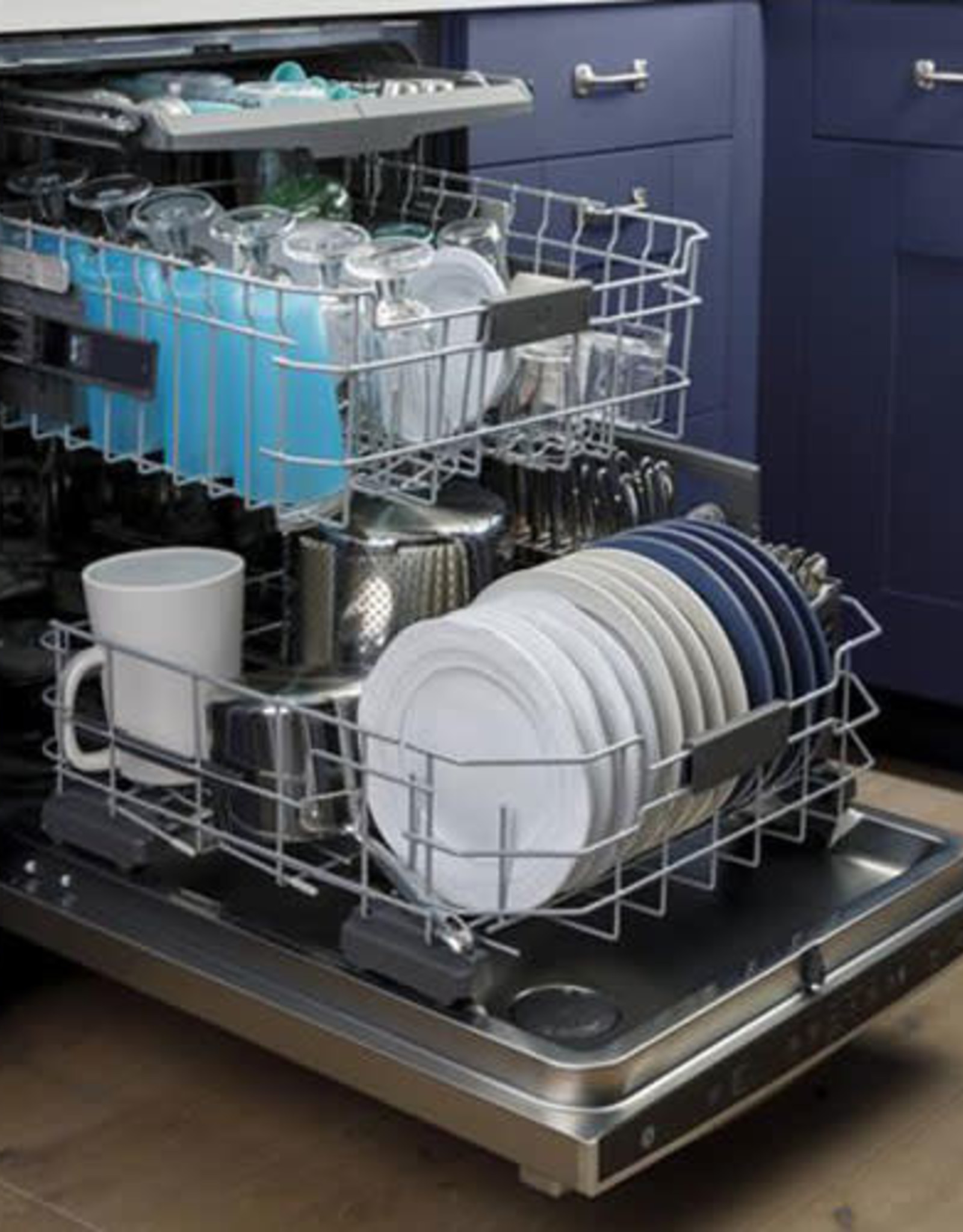 GE GE Stainless Steel Interior Dishwasher with Hidden Controls