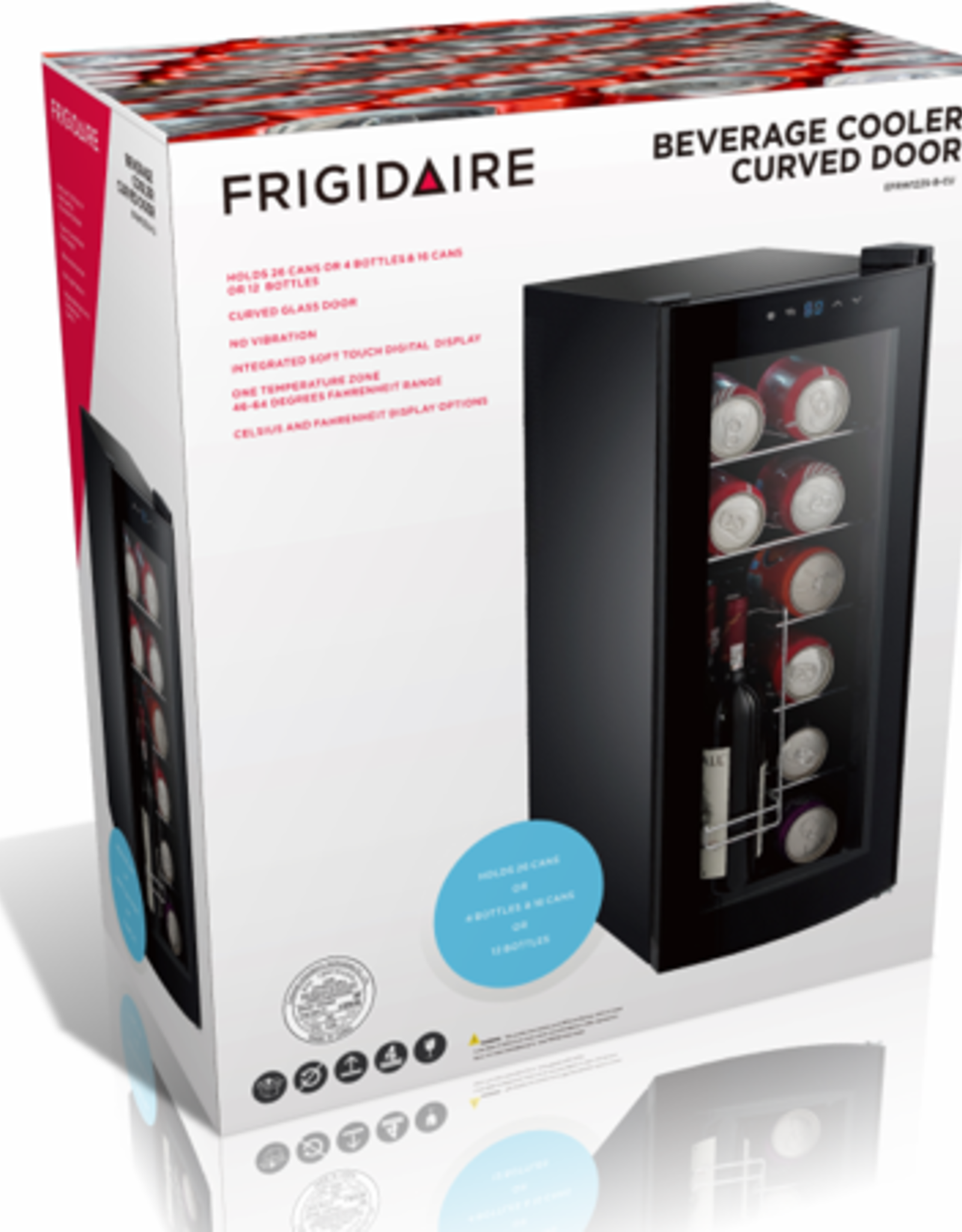 Frigidaire Frigidaire Beverage Cooler Curved Door 25in