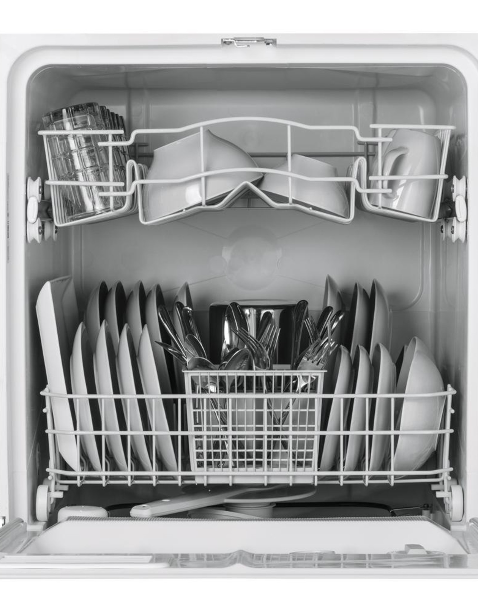 GE GE 64-Decibel and Hard Food Disposer Built-In Dishwasher (White) (Common: 24 Inch; Actual: 24-in)