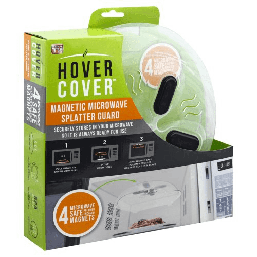 Hover Cover - Magnetic Microwave Splatter Guard 