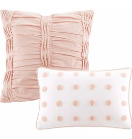 Urban Habitat Duvet Cover Set - peach/pink