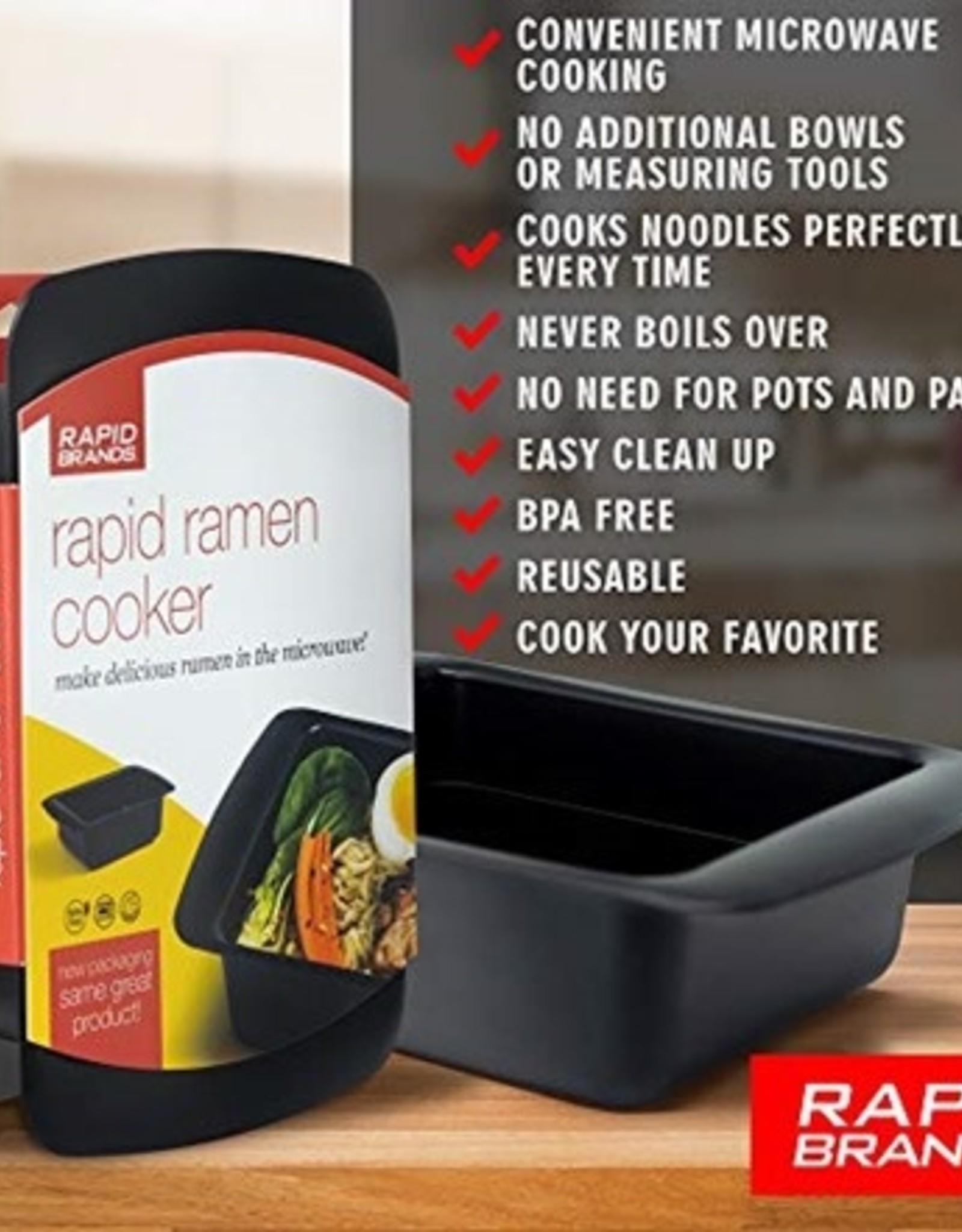 Rapid Ramen Cooker as seen on TV Level Up Appliances More