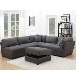 Norris 6 piece Fabric Modular Sectional