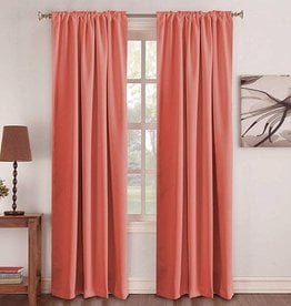 Eclipse Blackout Curtain - Coral