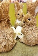 Set of 4 Easter Bunny Sisal Napkin Holders