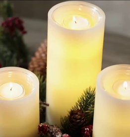 Dual Flame Wax Pillar Candle by Ellen DeGeneres