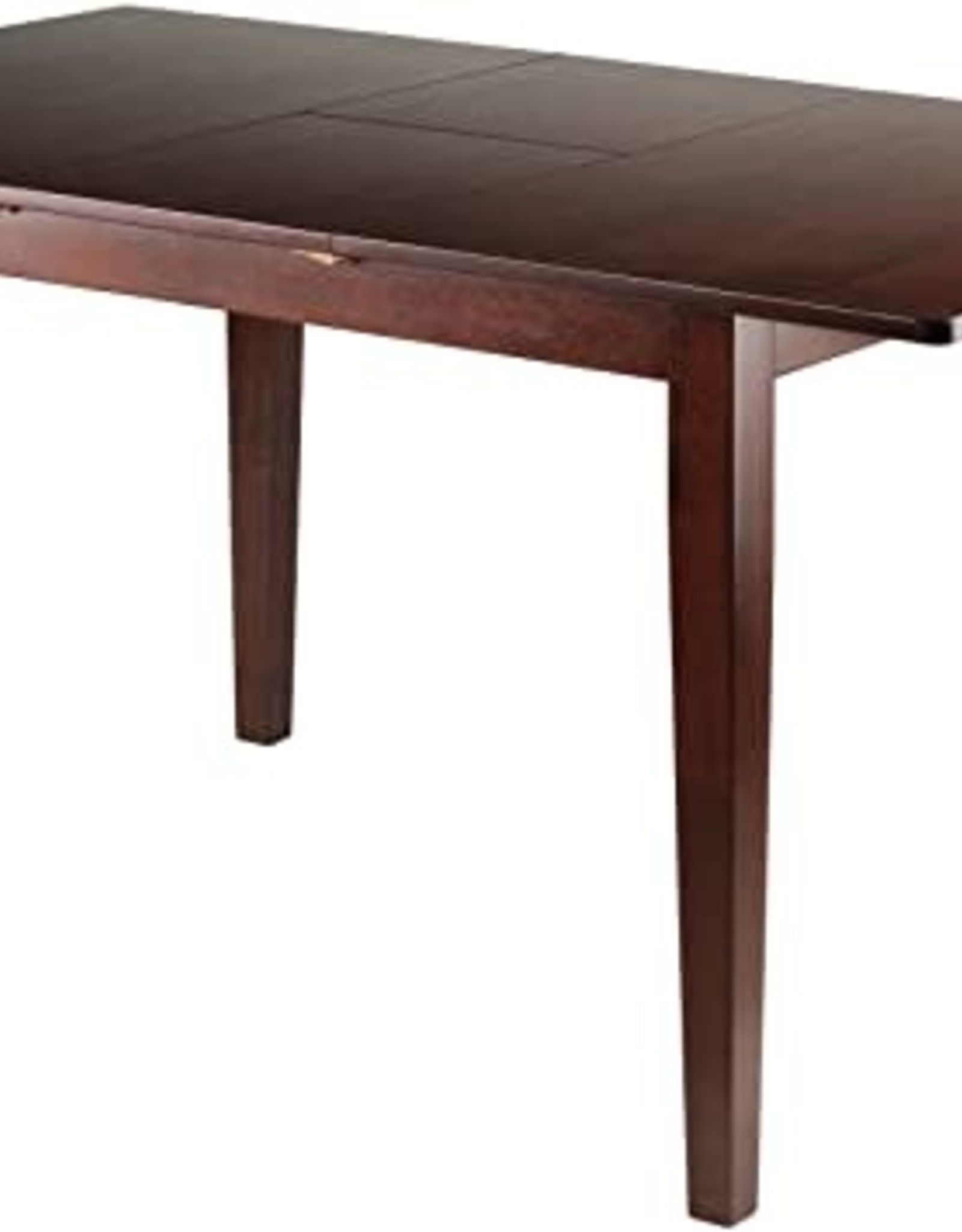 Winsome Anna Brown Walnut Extension Dining Room Table