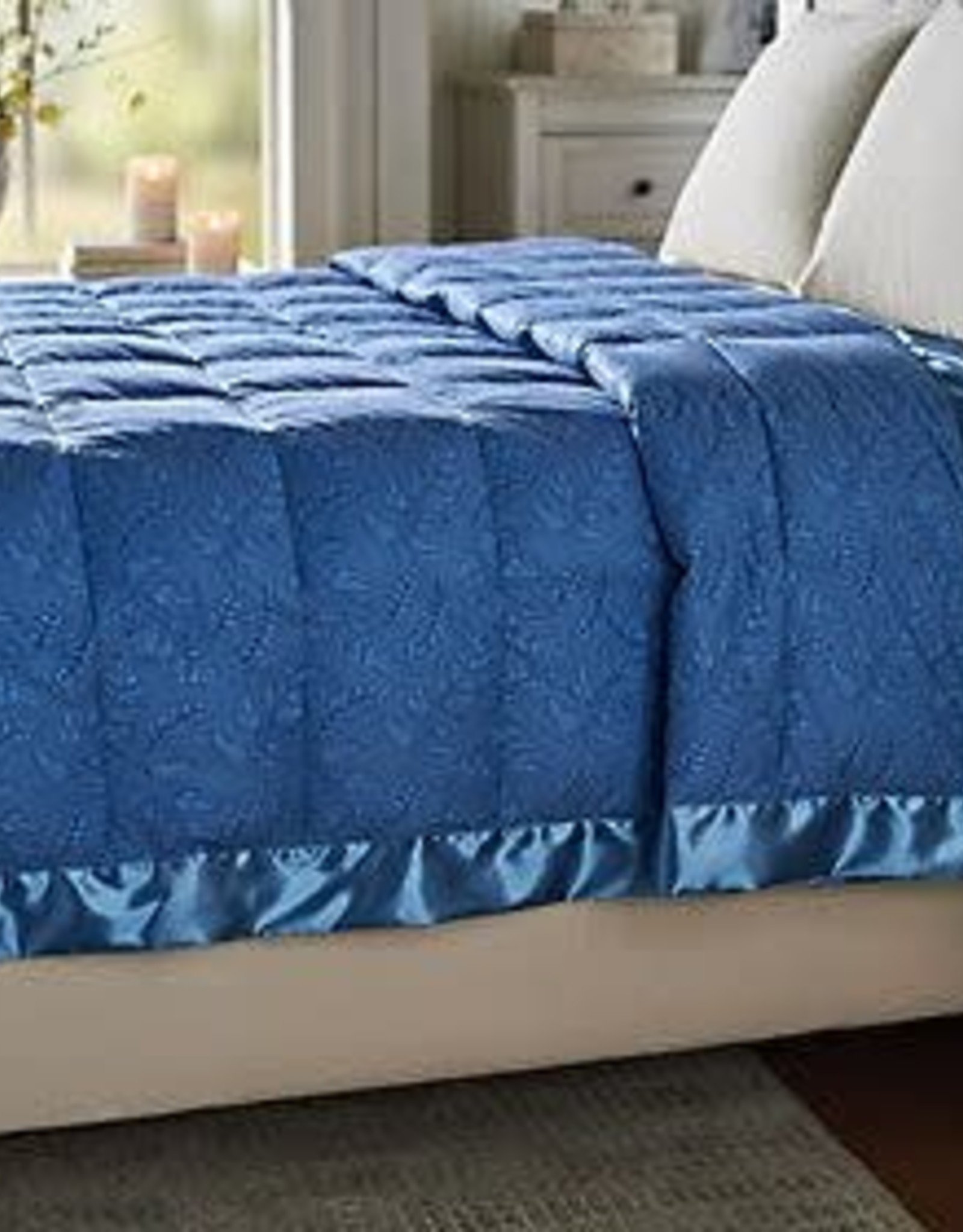 Northern Nights 400TC 550FP KG Down Blanket - Blue