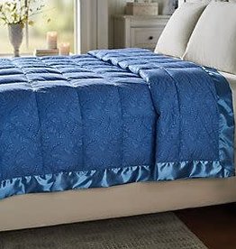 Northern Nights 400TC 550FP KG Down Blanket - Blue