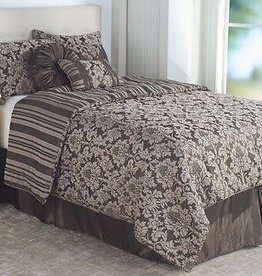 Northern Nights Jacquard Reversible 7-Piece King Comforter Set