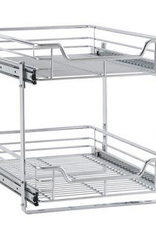 Glidez DUAL SLIDE 2-Tier Sliding Cabinet Organizer