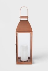 Smith and Hawken indoor/outdoor lantern copper finish
