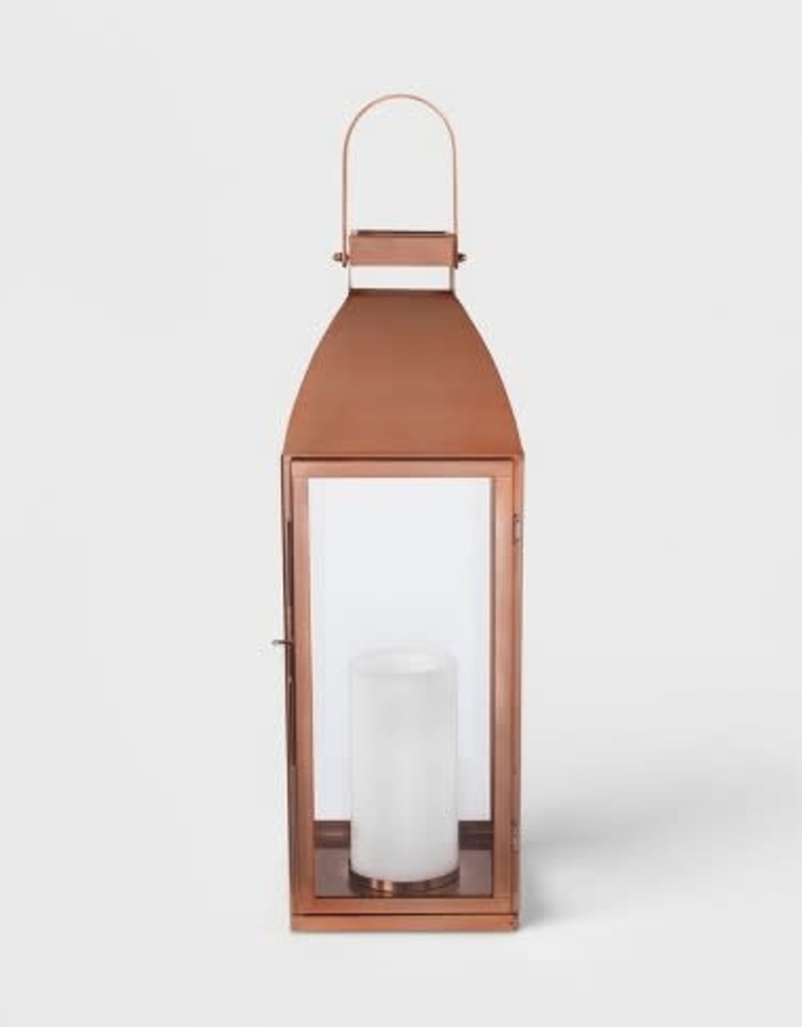 Smith and Hawken indoor/outdoor lantern copper finish