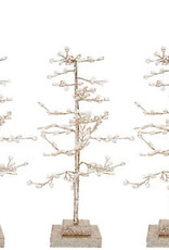 Set of 3 Sparkling Diamond Ice Trees by Valerie