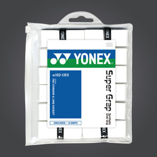 Yonex Yonex Super Grap Overgrip 12 Pack White