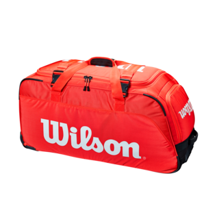 Wilson Super Tour Travel Bag Red w/Wheels