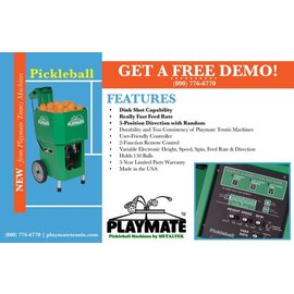 Playmate-Metaltek Pickleball Machine - CALL FOR AVAILABILITY