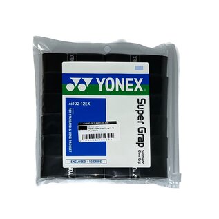 Yonex Yonex Super Grap Overgrip 12 Pack Black