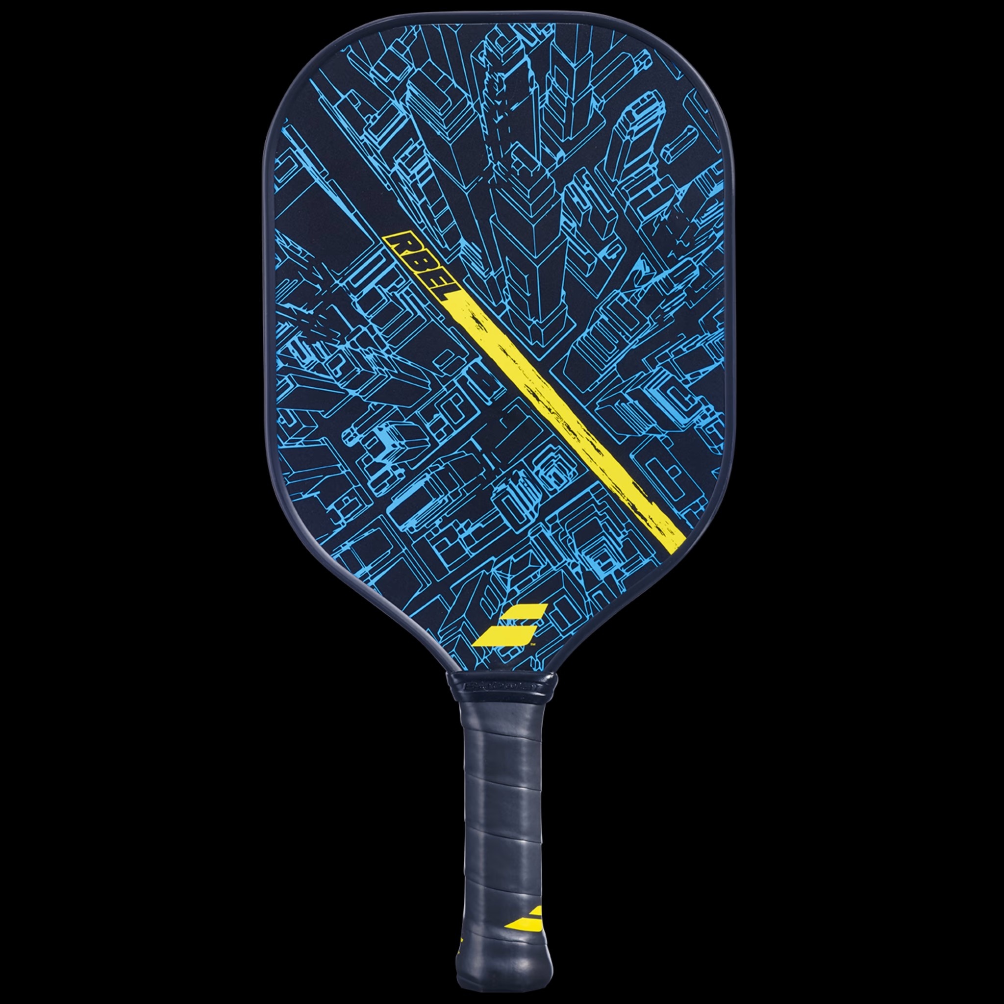 Paddle RBEL Blue/Yellow 2023 GameSetMatch, Inc.
