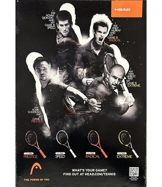 Babolat Poster 4-5: Head Pros (19"x27")